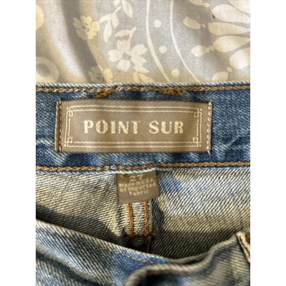 J.Crew Point Sur Canyon Mid-rise Boyfriend Jean Faded Blue Wash Selvedge Ed 27 - Picture 8 of 10